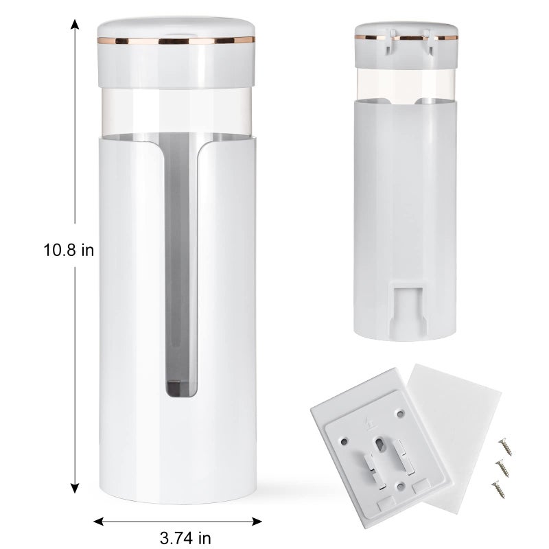 MYITYARD Cup Dispenser  Wall Mount Water Cooler Cup Dispenser fits 4-7 oz Disposable Paper and Plastic Cups  Pull Type Cup Holder for Bathroom  Office  Break Room  Gym  White - Image 4